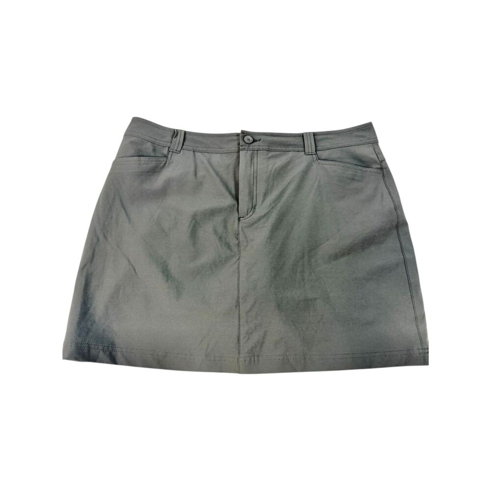 Eddie Bauer Skort Gray Trail Hiking Active Stretch Athletic Outdoor Women 16